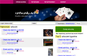 sztuczki.net - wszystko o sztuczkach i trikach